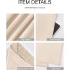 imageBTFBM Womens Wide Leg Pants Dressy Casual Elastic High Waisted Palazzo Business Lounge Trousers with PocketsSolid Beige