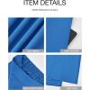 imageBTFBM Womens Wide Leg Pants Dressy Casual Elastic High Waisted Palazzo Business Lounge Trousers with PocketsSolid Blue