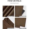 imageBTFBM Womens Wide Leg Pants Dressy Casual Elastic High Waisted Palazzo Business Lounge Trousers with PocketsSolid Coffee