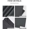 imageBTFBM Womens Wide Leg Pants Dressy Casual Elastic High Waisted Palazzo Business Lounge Trousers with PocketsSolid Dark Grey