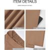 imageBTFBM Womens Wide Leg Pants Dressy Casual Elastic High Waisted Palazzo Business Lounge Trousers with PocketsSolid Khaki