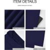 imageBTFBM Womens Wide Leg Pants Dressy Casual Elastic High Waisted Palazzo Business Lounge Trousers with PocketsSolid Navy