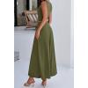 imageBTFBM 2 Piece Skirt Sets For Women 2025 Summer Spring Dresses Resort Vacation Curise Outfits Tank Top Maxi Skirt SetArmy Green
