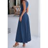 imageBTFBM 2 Piece Skirt Sets For Women 2025 Summer Spring Dresses Resort Vacation Curise Outfits Tank Top Maxi Skirt SetDark Blue
