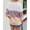 imageBTFBM Women Long Sleeve Shirts Fall Fashion 2025 V Neck Loose Casual Blouse Deco Button Lightweight Waffle Knit PulloverStripe White