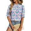 Floral Pink Blue