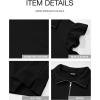 imageBTFBM Womens 2 Piece Outfits Sweatsuit Zipper V Neck Casual Ruffle Short Sleeve Tops and Drawstring Shorts Lounge SetsBlack