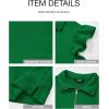imageBTFBM Womens 2 Piece Outfits Sweatsuit Zipper V Neck Casual Ruffle Short Sleeve Tops and Drawstring Shorts Lounge SetsGreen