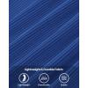 imageBTFBM Womens Casual Wide Leg Pants Summer Fall Clothes Pleated Elastic Waist Loose Palazzo Knit Trousers with PocketsSolid Blue