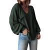 Solid Dark Army Green