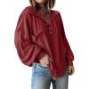 Turndown Wine Red