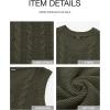 imageBTFBM Womens Oversized Sweater Vest 2025 Summer V Neck Casual Sleeveless Sweaters Loose Cable Knit Pullover TopsArmy Green