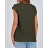 imageBTFBM Womens Oversized Sweater Vest 2025 Summer V Neck Casual Sleeveless Sweaters Loose Cable Knit Pullover TopsArmy Green