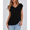 imageBTFBM Womens Oversized Sweater Vest 2025 Summer V Neck Casual Sleeveless Sweaters Loose Cable Knit Pullover TopsBlack