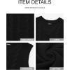 imageBTFBM Womens Oversized Sweater Vest 2025 Summer V Neck Casual Sleeveless Sweaters Loose Cable Knit Pullover TopsBlack