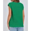 imageBTFBM Womens Oversized Sweater Vest 2025 Summer V Neck Casual Sleeveless Sweaters Loose Cable Knit Pullover TopsGreen