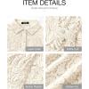 imageBTFBM Long Sleeve Lace Blouses for Women 2025 Spring Dressy Casual Button Down Shirts Date Night Outfit Club Party TopsBeige