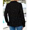 imageBTFBM Long Sleeve Lace Blouses for Women 2025 Spring Dressy Casual Button Down Shirts Date Night Outfit Club Party TopsBlack