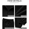 imageBTFBM Womens Sweatsuits 2 Piece Set 2025 Fleece Long Sleeve Zip Up Sweatshirt Sweatpants Winter Fall Outfits Jogger SetsBlack