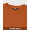 imageBTFBM Womens Casual Long Sleeve Tops Spring Fall 2025 Crew Neck Workout Shirt Stretchy Slim Fit Basic Y2K Going Out TopBrick Red