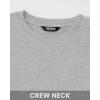 imageBTFBM Womens Casual Long Sleeve Tops Spring Fall 2025 Crew Neck Workout Shirt Stretchy Slim Fit Basic Y2K Going Out TopLight Grey