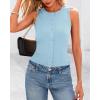 imageBTFBM Womens Button Down Tank Top 2025 Summer Cropped Ribbed Knit Vest Slim Fit Casual Sleeveless Going Out TopsLight Blue