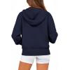 imageBTFBM Womens Zip Up Hoodies Long Sleeve Fashion Sweatshirt Fleece Y2K Hooded Jacket 2025 Trendy Fall Winter ClothesNavy