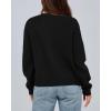 imageBTFBM Cardigan Sweaters for Women Trendy 2025 Fall Open Front Long Sleeve Button Down Bow Knot Cropped Lady JacketBlack