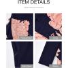 imageBTFBM Womens Floral Maxi Dress 2025 Spring Fall Casual Crewneck Long Sleeve Ruffle Flowy Cocktail Wedding Guest DressesPink Floral Navy