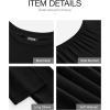 imageBTFBM Womens Spring Fashion 2025 Long Sleeve Boat Neck Mini Dress Slim Fit Party Club Short Tight Basic Bodycon DressesBlack