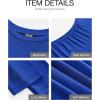 imageBTFBM Womens Spring Fashion 2025 Long Sleeve Boat Neck Mini Dress Slim Fit Party Club Short Tight Basic Bodycon DressesBlue