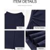 imageBTFBM Women Bodycon Maxi Dress Long Sleeve Back Slit Ruched Elegant Party Cocktail Formal Fall Wedding Guest DressesNavy