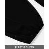 imageBTFBM Women Casual Summer Spring Dresses 2025 Tie Neck Long Sleeve High Waist Tiered Ruffle Aline Swing Tunic Mini DressLong Sleeve Black
