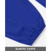 imageBTFBM Women Casual Summer Spring Dresses 2025 Tie Neck Long Sleeve High Waist Tiered Ruffle Aline Swing Tunic Mini DressLong Sleeve Bright Blue