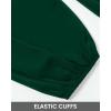 imageBTFBM Women Casual Summer Spring Dresses 2025 Tie Neck Long Sleeve High Waist Tiered Ruffle Aline Swing Tunic Mini DressLong Sleeve Dark Green
