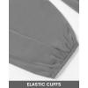imageBTFBM Women Casual Summer Spring Dresses 2025 Tie Neck Long Sleeve High Waist Tiered Ruffle Aline Swing Tunic Mini DressLong Sleeve Grey