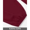 imageBTFBM Women Casual Summer Spring Dresses 2025 Tie Neck Long Sleeve High Waist Tiered Ruffle Aline Swing Tunic Mini DressLong Sleeve Red
