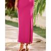 imageBTFBM Women Maxi Bodycon Dresses Square Neck Sleeveless Contrast Binding Split Cocktail Party Club Tank Long Dress 2025Solid Rose Red