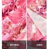 imageBTFBM Women One Shoulder Summer Dresses 2025 Floral Sundress High Waist Flowy A Line Mini Beach Wedding Guest DressFloral Pink White