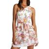 Floral Orange White