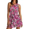 Floral Pink Black