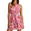 Floral Pink White
