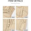 imageBTFBM Long Puffer Vest Women Quilted Hooded Button Down Zip Up Sleeveless Vests Outerwear Padded Jacket Fall Winter CoatApricot