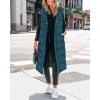 imageBTFBM Long Puffer Vest Women Quilted Hooded Button Down Zip Up Sleeveless Vests Outerwear Padded Jacket Fall Winter CoatGrey Blue