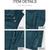imageBTFBM Long Puffer Vest Women Quilted Hooded Button Down Zip Up Sleeveless Vests Outerwear Padded Jacket Fall Winter CoatGrey Blue