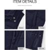 imageBTFBM Long Puffer Vest Women Quilted Hooded Button Down Zip Up Sleeveless Vests Outerwear Padded Jacket Fall Winter CoatNavy