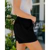 imageBTFBM Summer Shorts for Women 2025 Casual Elastic Waist Drawstring Lightweight Beach Lounge Short Pants PocketsBlack