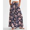 imageBTFBM Women Casual High Waist Wide Leg Pants Summer Floral Solid Long Palazzo Pants Lounge Beach Trousers with PocketPrint Navy Pink