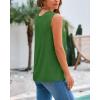 imageBTFBM Womens Sleeveless Sweater Vest 2025 Summer Crew Neck Ribbed Knit Lightweight Pullover Casual Loose Fit Tank TopsGreen