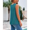 imageBTFBM Womens Sleeveless Sweater Vest 2025 Summer Crew Neck Ribbed Knit Lightweight Pullover Casual Loose Fit Tank TopsLake Blue